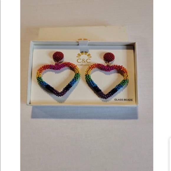 NWT C&C CALIFORNIA HEART HANDBEADED … - Picture 12 of 12